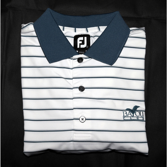 FootJoy "Bayou Club" Men's Short Sleeve Golf Polo Shirt Size‎ Large - Picture 5 of 7